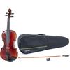 GEWA Set di violino Ideale VL 2 per mancini - 4/4 pronto per suonare, arco in Massaranduba, corde Larsen Aurora, astuccio per violino