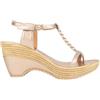 CHATTAWAK 40 IT, Sandali con Tacco Donna, Oro, 36 EU