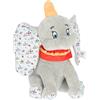 CARTOON Peluche Dumbo, Disney 100° anniversario, pupazzo con suono, 30 cm