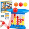 Giugio Bouncing Ball Gioco da tavolo, Bounce Off Game, 4 vince bouncing Ball rimbalzare partito, Jumping Ball Tabletop Ping Pong Gioco di palla da gioco, famiglia amici feste giochi per bambini adulti