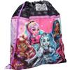 Vadobag MONSTER HIGH Feeling Fierce - Borsa da Palestra Sacca Zaino Gym bag - Dimensioni 44x36cm - Multicolore