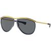 Ray Ban Occhiali da Sole Ray-Ban RB2219 OLYMPIAN AVIATOR 1370B1 Blu Trasparente