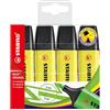 STABILO - Evidenziatore - BOSS ORIGINAL | Confezione da 4 - Giallo