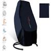 CCLIFE Copertura Sospesa Sedie per Sedia Dondolo Fodera Poltrona 190 x 145cm Anti-UV Antipolvere Coulisse Giardino 210D Oxford Nero
