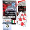 IVALITY® 100% pulito Portatarga magnetico - Supporto magnetico senza cornice per 1 targa - Porta targa per auto