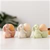 Generico Portauovo in Ceramica per Coniglietto per Uova alla Coque, portauova per Coniglietto Pasquale, Eleganti portauova a Forma di Coniglio, portauova per la tavola di Pasqua