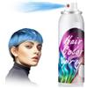MOFAJANG Spray Per Colore Dei Capelli Blu, Lacca Colorata Temporanea Per Capelli, Spray Per Tintura Capillare Lavabile Monouso Per Feste A Tema, Uscite Serali, Cosplay Halloween, Rapida Tintura -100ml