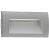 ledscom.de Lampada da incasso a parete LED ZIBAL, downlight per esterni, IP65, grigio opaco, 140 x 70 mm, 3,3 W, 209lm, bianco caldo