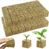 BSTDAYEVER Cubi di Lana di Roccia Giardinaggio Lana di Roccia 56pcs Rockwool Cube 4x4x4cm Blocco in Lana di Roccia Buona permeabilità ed Ecologica per Verdure La Coltivazione Talee e Trapianto