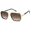 Carrera 1069/S Occhiali da Sole, Nero Oro, 58 Uomo