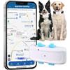 Winnes Collare GPS Gatto/Collare GPS Per Cani,Leggero, Posizionamento in Tempo Reale, Allarme Anti-Fuga Gps Per Animali Domestici, Registrazione Della Cronologia, Monitor Dell'Attività, Ultimo Modello