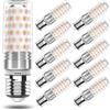 RuLEDne Lampadina E27 LED bianco caldo 2700 K, 7 W di mais equivale a lampadina alogena 60 W 70 W, senza sfarfallio AC175-265 V, 760 lm, 360 Angolo, lampadina a risparmio energetico Edison E27