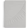 Burrito Blanco | Lenzuola con angoli 120 x 190/200 cm | Letto da 120 cm (+ misure disponibili) | Tessuto in cotone-poliestere 50/50 | Design A7 Grigio