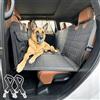 RUYICZB Telo Auto per Cani Sedile Posteriore, Coprisedile Auto per Cani con Fondo Rigido, Impermeabile Resistente Graffi con Finestre A Maglie,Telo Macchina Cane per Auto SUV E Furgoni,Nero