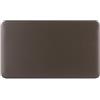 Schneider Electric GGBL8020MB Lisse Screwless Deco, doppia piastra decorativa, colore bronzo moka