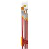 Kreul 47370 - Solo Goya Artist Brush Set Goldhair Synthetics, 3 pennelli Piatti nelle Misure 6, 12 e 18 e 2 pennelli Rotondi nelle Misure 8 e 16, per Studenti e Principianti