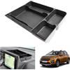 GAFAT Sandero 3 Stepway/Jogger 2025-2021 Scatola Portaoggetti Console Centrale, Accessori Sandero iii 8 Media Navi per Organizer Dietro lo Schermo [NON Fαcelift 2026]