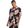 Urban Classics Viscose Aop Resort, Camicia Uomo, Nero (Black JUN), S