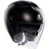 AGV CASCO MOTO JET AGV HELMETS IRIDES MONO - NERO OPACO - TAGLIA XS S M L XL
