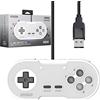 Retro-Bit Legacy 16 Controller USB cablato per interruttore, PC, MacOS, RetroPie, Raspberry Pi - Grey - - Nintendo Switch