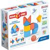 Geomag - Magicube 1+ Shapes - Blocchi Magnetici per Bambini - 3 Colori e Forme - Confezione da 9 Cubi - 100% Plastica Riciclata