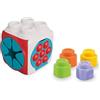 Clementoni- Soft Sensory Activity Cube-Set Costruzioni Prima Infanzia, Mattoncini Morbidi Clemmy, Blocchi Bambini 6 Mesi, Gioco Sensoriale, Impilabili E Lavabili, Made in Italy, Multicolore, 17902