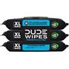 DUDE Wipes Dude Dispenser Salviette Gettabili Nel WC (3 Confezioni da 48 Pezzi) - Umidificate con Vitamina E e Aloe per Uso Domestico - Sicure per Fosse Settiche e Fognature