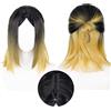 OSIAS Kozume Kenma Parrucca Corta Ombre da Nero a Oro in Capelli Sintetici Resistenti al Calore