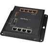 StarTech.com Switch industriale a 8 porte Gigabit PoE - 4 x PoE+ 30W - Power Over Ethernet - Switch gestito GbE Layer/L2 in metallo temprato - Commutatore di rete Gigabit ad alta potenza