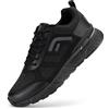 FitVille Scarpe da Camminata Uomo - Extra Larghe Scarpe Sneakers Sportive Corsa Comode Scarpe Ginnastica Pianta Larga Ammortizzate per Camminare Casual Jogging Nero 42 EU Larga