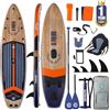 Niphean SUP Gonfiabile con Design ad ala Bilanciata e Accessori SUP Durevoli,SUP Gonfiabile con Sedile, 335cm Stabili Tavola SUP Gonfiabile adulti e Giovani di Tutti i Livelli di Abilità