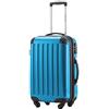 HAUPTSTADTKOFFER - Bagaglio a mano Rigida Alex, 4 Doppie ruote, TSA, Taglia 55 cm, 42 Litri, Colore Blu ciano