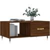 TJROO Tavolino da Caffè Tavolo Moderno da Salotto Divano 90x50x40 cm Rovere marrone Tavolino in legno