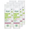 alkmene Tea Tree Oil Anti Dandruff Shampoo - Riduce la forfora in sole due settimane - shampoo vegano per capelli senza siliconi, parabeni, oli minerali - shampoo antiforfora (6x 200 ml)