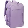 Narwey per Ryanair Zaino 40x20x25 Bagaglio a Mano Zaino da Viaggio Borsa da Viaggio Zaino Cabina Aereo Ryanair Donna Uomo 20L (Viola)