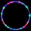 SIKWO Hulas Hoop per bambini a partire dai 6 anni e adulti per fitness, danza, esercizio, riduzione del peso, luce a LED， luce brillante