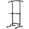 sogesfurniture Power Tower, Dip Station, Sbarra per trazioni,Fitness Multifunzione per Flessioni Trazioni Fitness e Addominali,Altezza Regolabile da 165-210 cm, BHEU-PSBB005