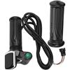 Tbest Ebike Throttle Twist Jetson Bolt con Chiave 48V Ebike + Throttle 36V Scooter Elettrico Lcd Display quantità Elettrica con Interruttore Ebike Impugnatura Acceleratore 6 core(36V) (36V)