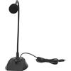 Acouto Microfono a Condensatore Cardioide, Collo di Cigno da 18 Pollici, Tubo Flessibile Completo Regolabile, Cavi USB, Indicatore LED