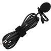 Zunate Microfono Lavalier, Microfono a Bavero Omnidirezionale Microfono Portatile con Clip a Collare per Registrazioni Audio Video di Interviste