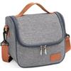 Mandarinmelon Borsa termica per alimenti da 7 litri. Borsa alimentare con tracolla rimovibile. Frigorifero portatile pieghevole. Borsa Isotermica per bambini, per spiaggia, lavoro e ufficio.