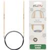 KnitPro K22245 - Ferri circolari in bambù, 80 cm x 3 mm, colore: Marrone