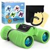 kizplays Binocolo per bambini, 8 x 21, forte ingrandimento, borsa HD, birdwatching, escursionismo, visite turistiche, giocattoli per bambini, ragazze, regali di Pasqua di compleanno
