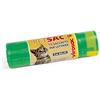 Virosac - Petsac - Sacchi 84x35 resistenti e antigoccia, ideali per lettiere dei gatti, dotati di 4 Pratiche Maniglie Estraibili, 10 sacchetti per rotolo, verde