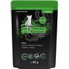 catz finefood Purrrrr Cavallo Monoprotein cibo umido per gatti N° 123, per gatti sensibili alla nutrizione, 70% carne, 16 x 85 g sacchetti