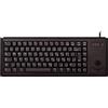 CHERRY G84-4400, Tastiera Compatta con Trackball, Layout per l'UE (QWERTY), Cablate (Connessione USB), 2 Tasti Mouse, Switch Meccanici CHERRY ML, Nero