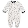 Sanetta Strampler/Overall Beige Pigiamino per Bambino e Neonato, White Pebble, 12 Mesi Bimbo