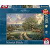 Schmidt 58461-Puzzle da 1.000 Spiele 58461 Thomas Kinkade, Vita di Campagna, Puzzle da 1000 Pezzi, Multicolore