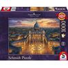 Schmidt Spiele Rome 59628 Thomas Kinkade, Vaticano, puzzle da 1000 pezzi, Multicolore