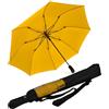 iX-brella Ombrello pieghevole XXL in fibra di vetro da 124 cm con automatico, giallo, 124 cm, Ombrello tascabile XXL